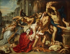Peter Paul Rubens "Nekaltųjų žudynės II"