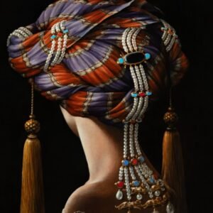 Indra Grušaitė "Mergina su turbanu II"