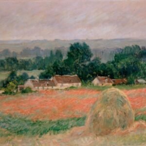 Claude Monet "Šieno kupeta Giverny kaime"