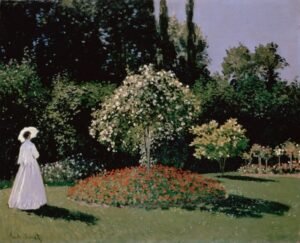Claude Monet "Moteris sode Sainte-Adresse"