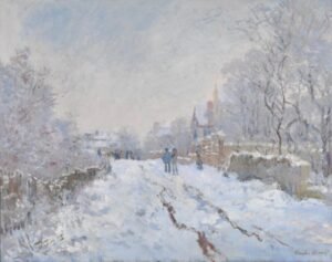 Claude Monet "Sniegas ties Argenteuil"
