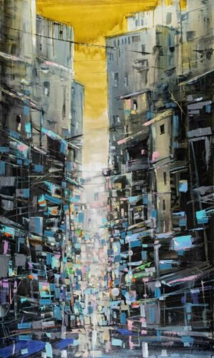 Modestas Malinauskas "Naktinis miestas"