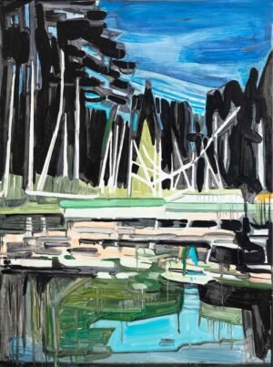 Mykolė Ganusauskaitė "Nightscape I" (2021)