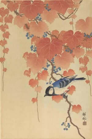 Ohara Koson "Didžioji zylė"