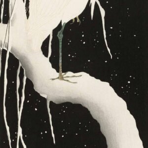 Ohara Koson "Garnys sniege"