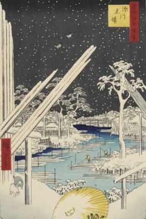 Utagawa Hiroshige "Šimtas garsių Edo vaizdų"