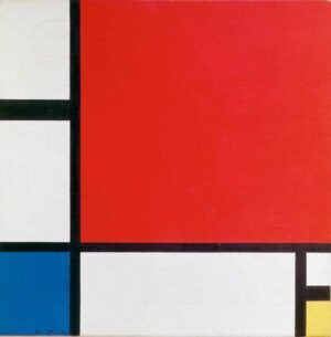 Piet Mondrian "Red, Blue and Yellow" 1930