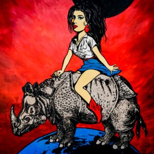 Algis Kriščiūnas "Riding the Rhino" (2024)