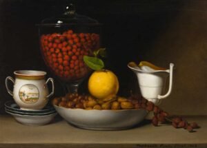 Raphaelle Peale "Still Life – Strawberries" 1822