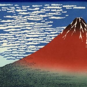 Katsushika Hokusai "Pietų vėjas ryte"