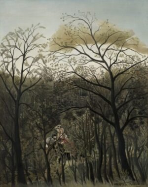 Henri Rousseau "Pasimatymas miške"