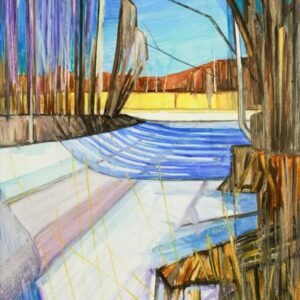 Mykolė Ganusauskaitė "Suomiški peizažai III" (2017)