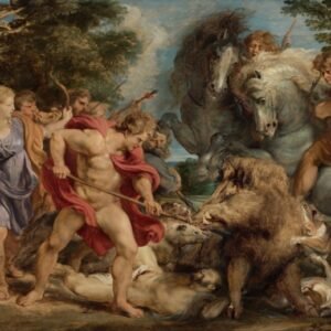 Peter Paul Rubens "Kalydonijos šerno medžioklė"