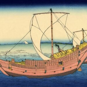 Katsushika Hokusai "Kazusa jūros kelias"