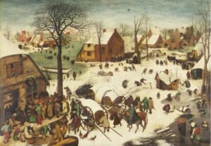 Pieter Bruegel "Surašymas prie Betliejaus"