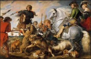 Peter Paul Rubens "Vilko ir lapės medžioklė"