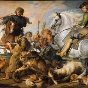 Peter Paul Rubens "Vilko ir lapės medžioklė"