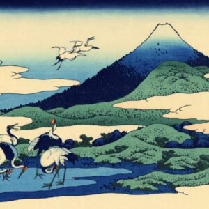 Katsushika Hokusai "Umegawa Sagami provincija"