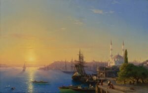 Ivan Aivazovsky "Vaizdas į Konstantinopolį"