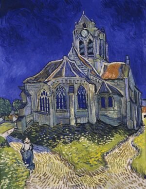Vincent Van Gogh "Bažnyčia Auverse"