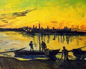 Vincent Van Gogh "Anglių baržos"