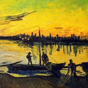 Vincent Van Gogh "Anglių baržos"