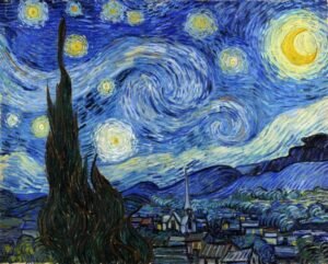 Vincent Van Gogh "Žvaigždėta naktis"
