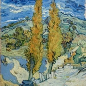 Vincent Van Gogh "Dvi Tuopos kelyje į kalnus"