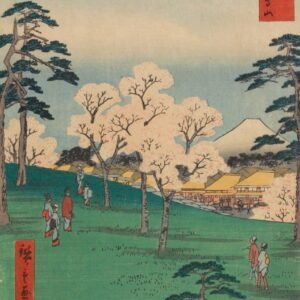 Utagawa Hiroshige "Asuka kalva"