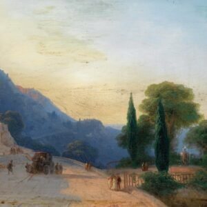 Ivan Aivazovsky "Vasaros diena Kryme (1867)"